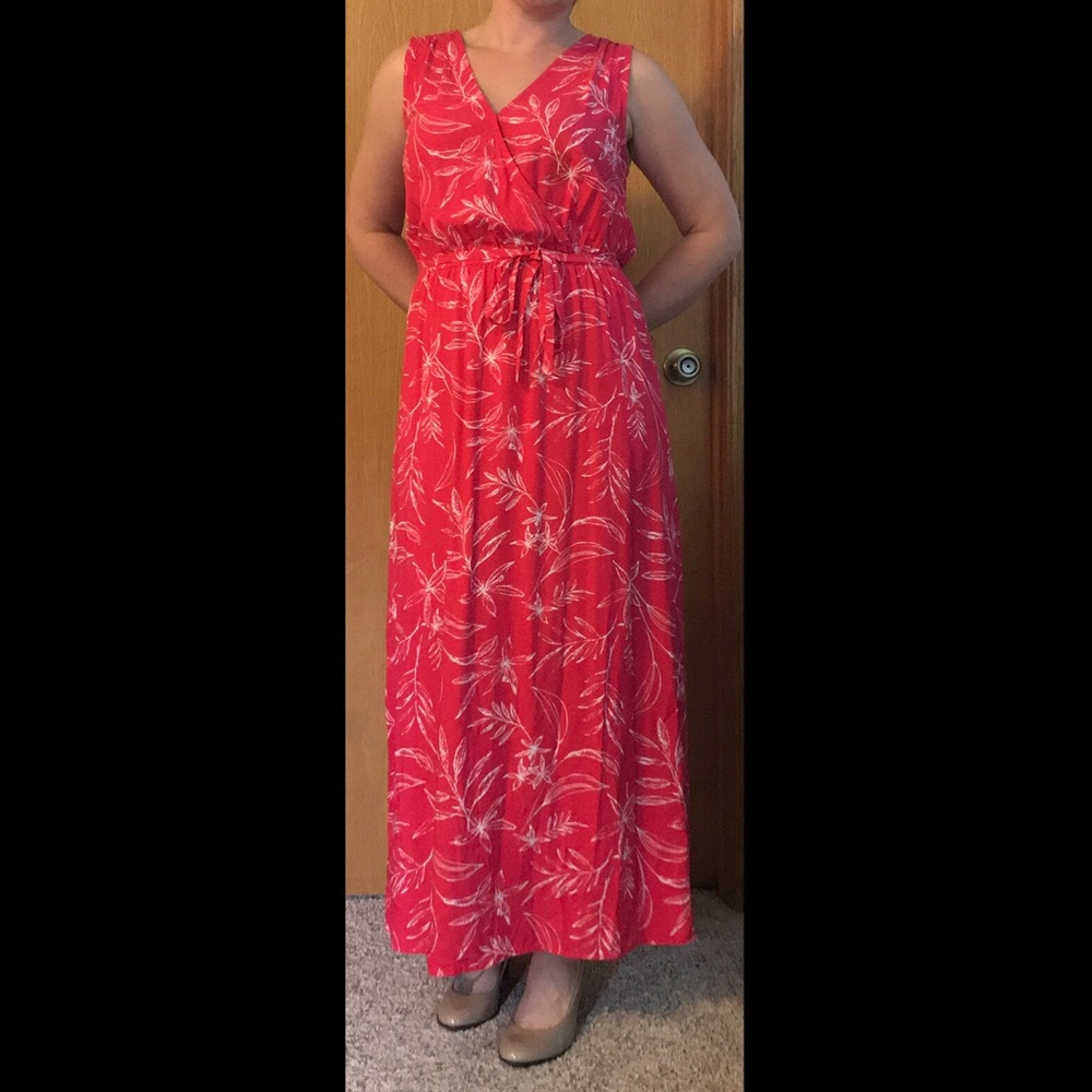 FINAL PRICE Old Navy full length wrap sundress-EUC